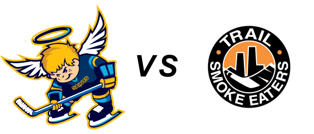 Spruce Grove Saints at Trail Smoke Eaters