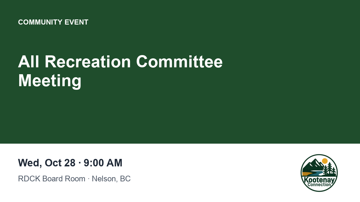 All Recreation Committee Meeting