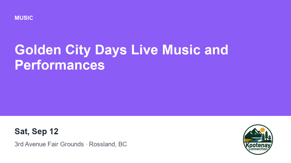 Golden City Days Live Music and Performances