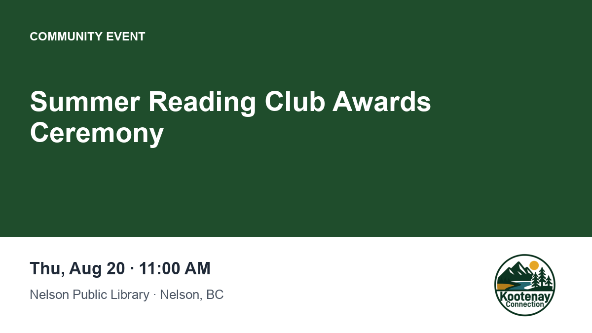 Summer Reading Club Awards Ceremony