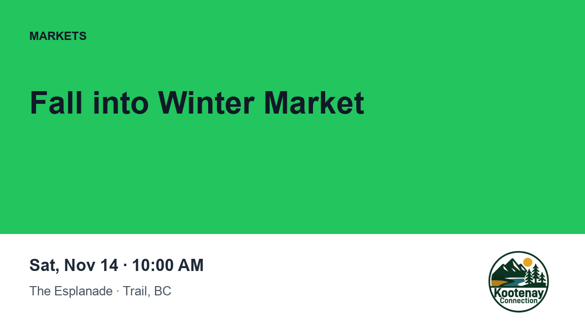Fall into Winter Market