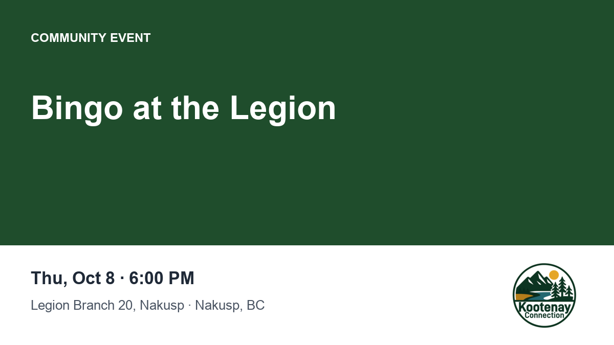 Bingo at the Legion