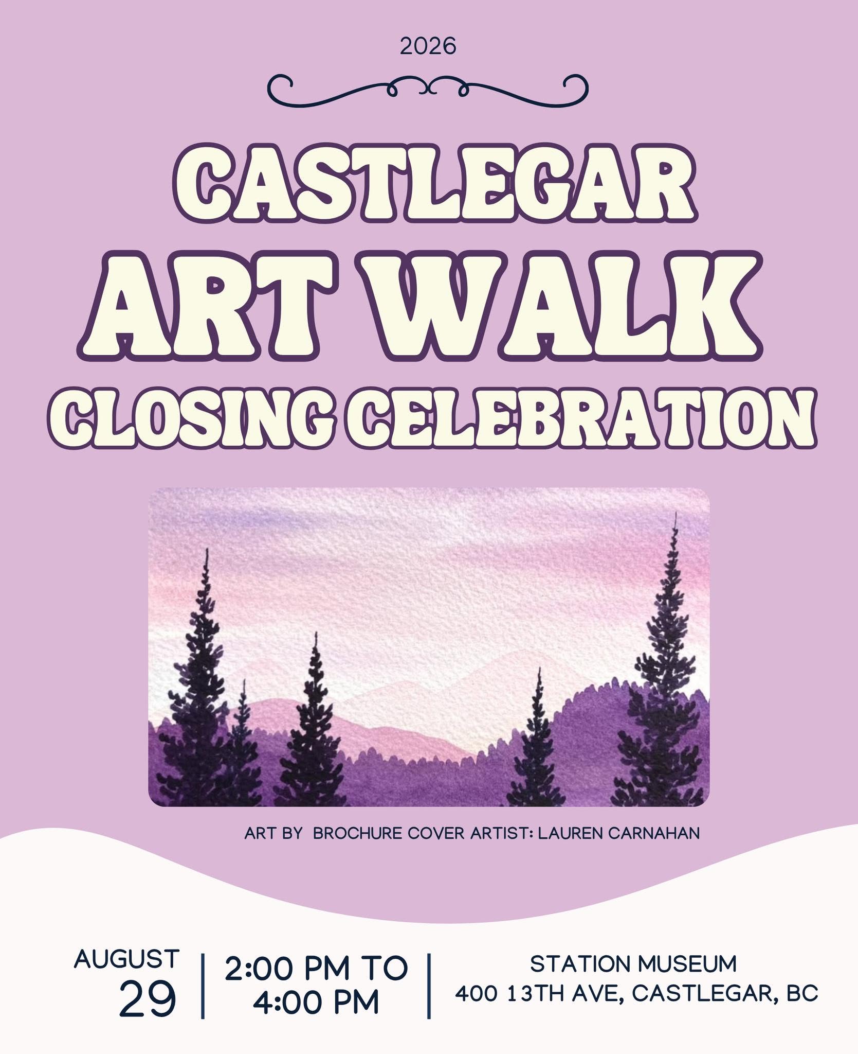Castlegar Art Walk Closing Celebration