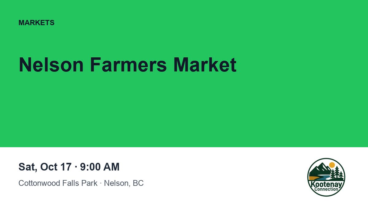 Nelson Farmers Market