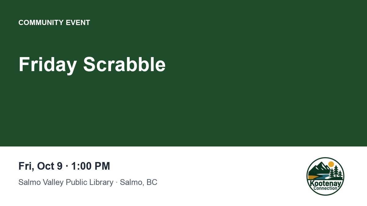 Friday Scrabble