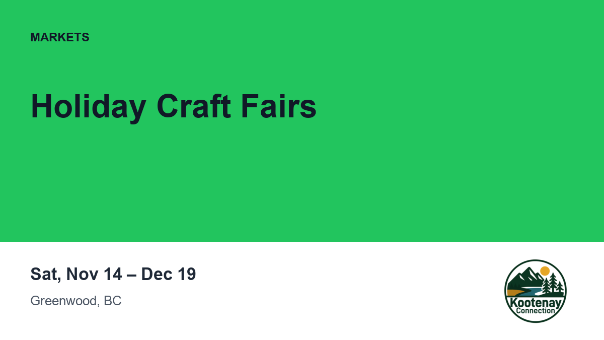 Holiday Craft Fairs