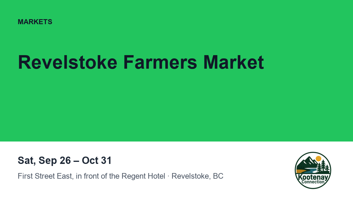 Revelstoke Farmers Market