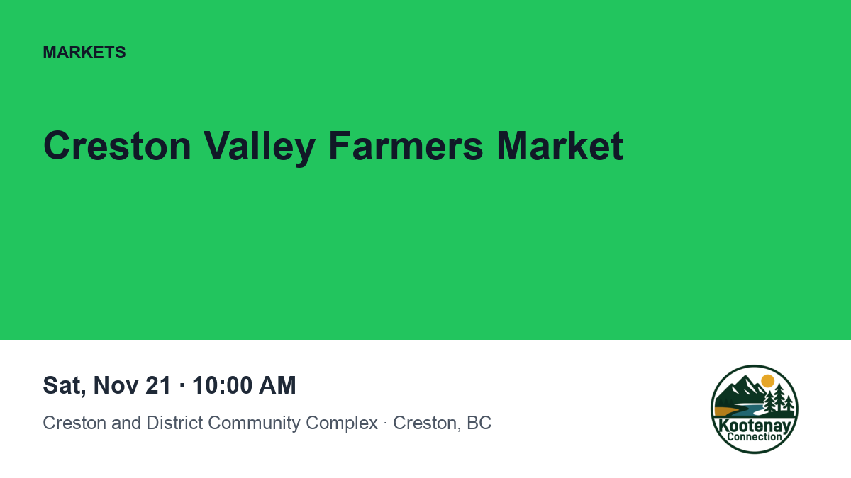 Creston Valley Farmers Market
