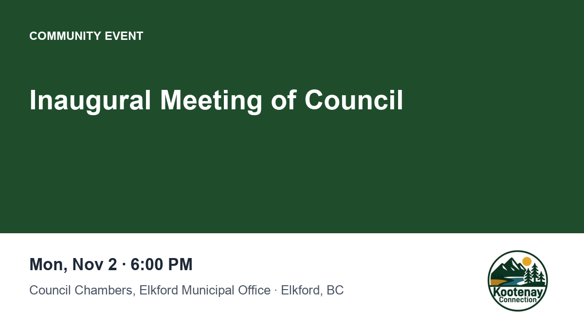 Inaugural Meeting of Council